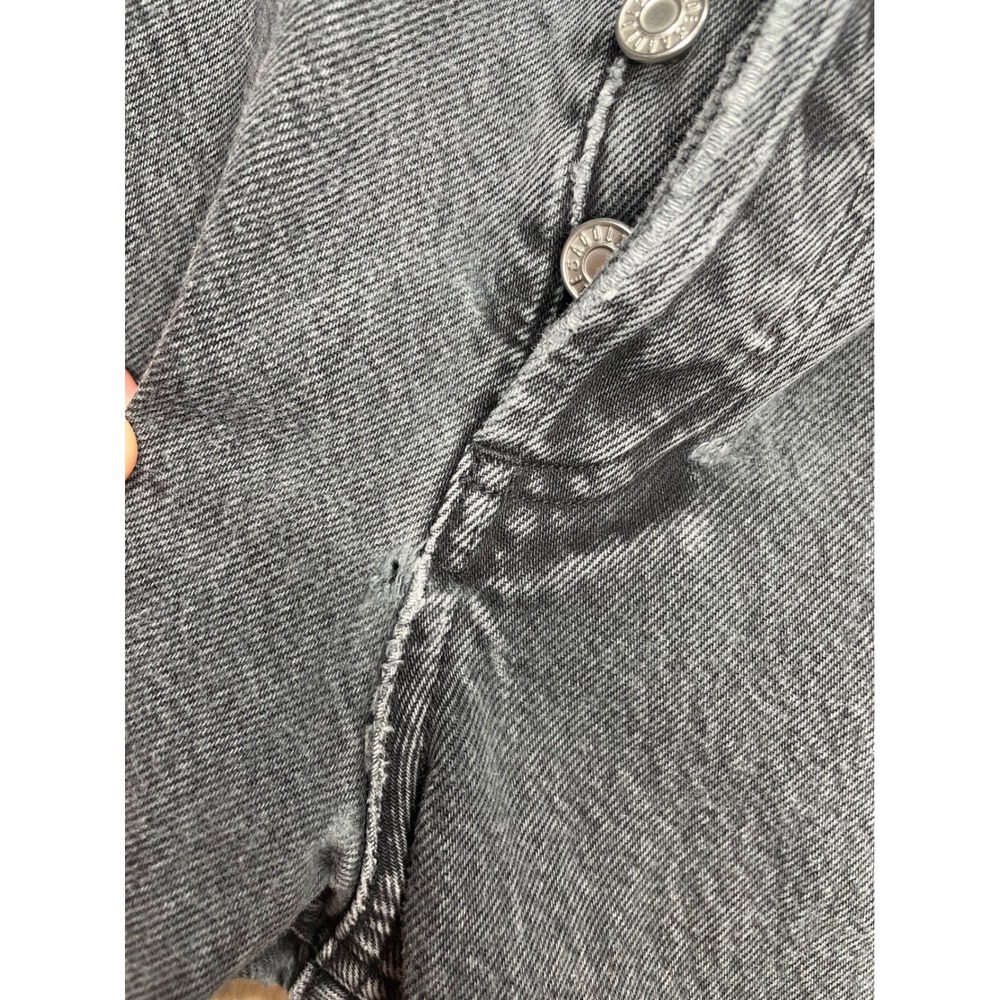 AGOLDE 90s Pinch Waist High Rise Straight Leg Jeans Grey Washed‎ Black Size 26 - Picture 4 of 9